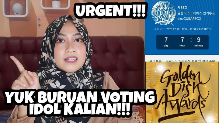 CARA VOTING GDA 2020 | TUTORIAL VOTING GOLDEN DISK AWARDS 2020
