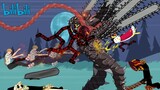 Part 8 Devil chainsaw man  vs King zarek / stick war legacy animation
