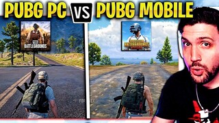WOW! PUBG PC vs PUBG MOBILE - DIFERENCIAS de GRAFICOS y FISICAS del JUEGO!