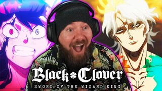 PEAK CLOVER IS BACK! Black Clover: Sword of the Wizard King REACTION