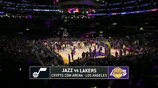 Utah jazz @ Los angeles lakers (1st Qtr)