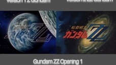 Gundam ZZ First Opening Comparison