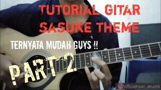 tutorial gitar sasuke theme | gitar cover part 2