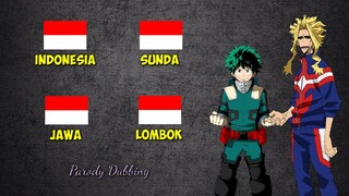 Parody 4 Bahasa || All Might Kocak Tapi Kuat