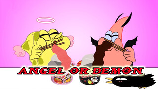 Spondge Bob: A Wand Can Tell An Angel And An Evil