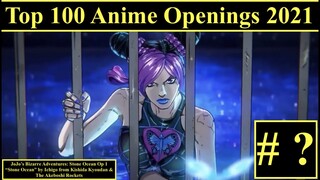 Top 100 Anime Openings of 2021