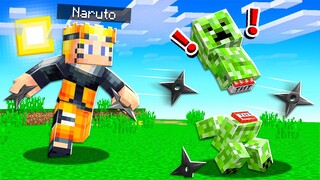 Playing MINECRAFT As NARUTO! (strong)