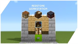 Cara Membuat Redstone Workstation - Minecraft Tutorial Indonesia