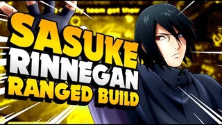RINNEGAN EYE SASUKE Ranged Build | Naruto Shinobi Striker #ShinobiStriker #Sasuke
