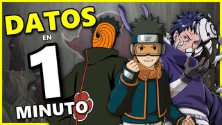 🍥 DATOS DE OBITO UCHIHA EN 1 MINUTO 🕜 (AKATSUKI)