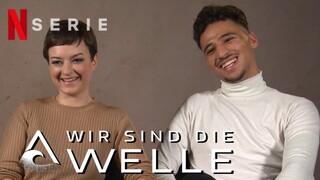 WIR SIND DIE WELLE Interview mit Michelle Barthel & Mohamed Issa | Zazie & Rahim | Netflix Serie