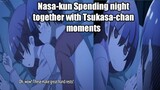 Nasa and Tsukasa Spend night together moments |Over the moon for you cute moments
