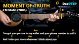 Moment Of Truth - FM Static (2006) Easy Guitar Chords Tutorial with Lyrics Part 1 SHORTS REELS
