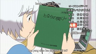 Tonari no Seki-kun eps 1 sub indo