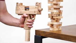 ต้องการเอาชนะผู้อื่นทุกครั้งที่คุณเล่น Jenga หรือไม่? ฉันคิดค้น UZI พิเศษนี้ขึ้นมาเพื่อทำให้คุณอยู่ย