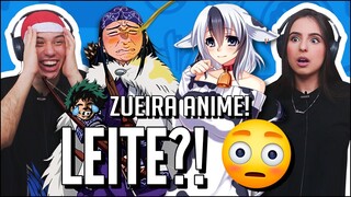 LEITE ( ͡° ͜ʖ ͡°) - ZUEIRA ANIME - AKACHI BR (JOVENS REAGEM)