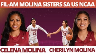 FIL-AM MOLINA SISTERS NA NAGLALARO SA WASHINGTON STATE | NCAA WOMEN'S BASKETBALL