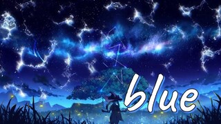 Nightcore_-_Hiding_In_The_Blue_(Lyrics)(480p)