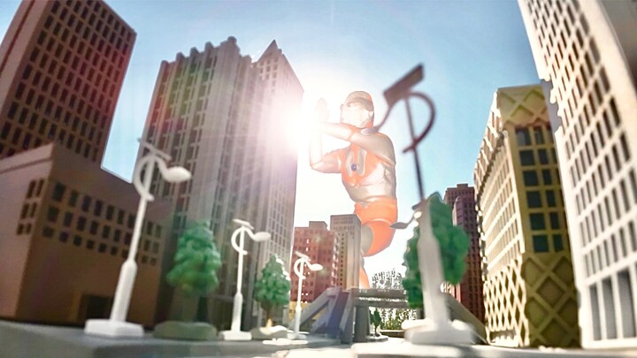 [Original model] After several months, I designed and made a city scene model. [Yuan Yun Xiaohao]