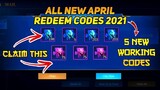 NEW 5 REDEEM CODES IN MOBILE LEGENDS | THIS APRIL 2021 | REDEEM NOW (WITH PROOF) || MLBB