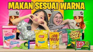 LEIKA MUKBANG SESUAI WARNA PILIHAN 😱😨 EAT SOME COLOR FOOD [ROBLOX INDONESIA]