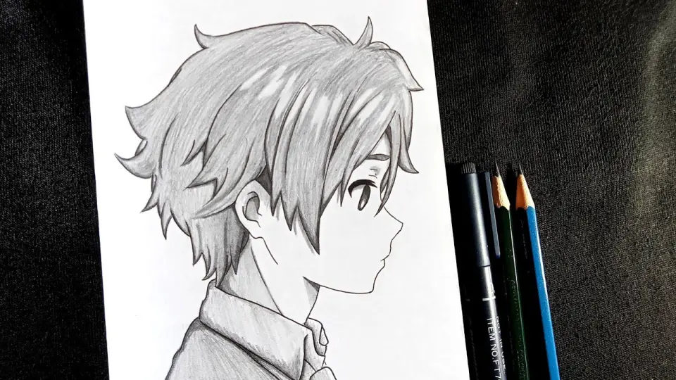 how to DRAW anime boy in SIDE VIEW ( Anime Drawing Tutorial For Beginner )  - Bilibili
