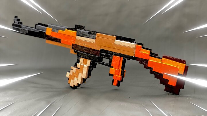 Buat Ak 47 Minecraft 8 Bit