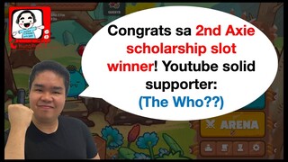 Axie Scholarship Slot Winner | MAY 3RD SLOT PA BUKAS