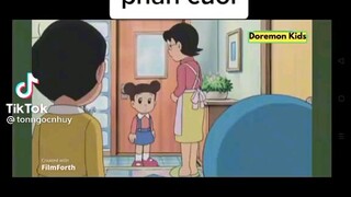 mèo máy Doraemon động vật hóa thành người để đổi ơn phần cuối