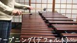 A Japanese man makes iPhone's ringtone with a marimba.