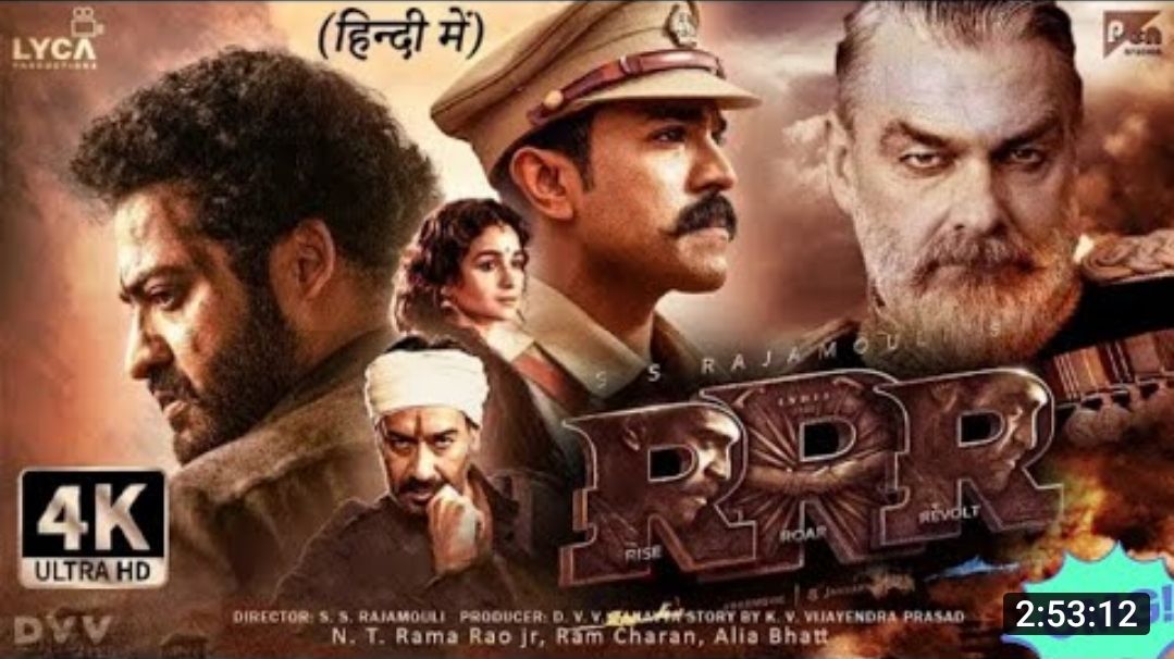 RRR FULL MOVIE HINDI DUBBED HD 2022 | Jr.NTR, Ram Charan, Alia Bhatt, Ajay  Devgn, SS rajamouli movie - Bilibili