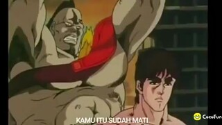 akhir nya bisa tidur nyenyak, judul:Hokuto hyakuretsu ken