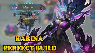 The One Shot Build For Karina |  Mobile Legends