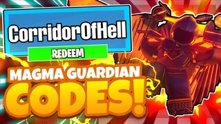 ALL NEW *MAGMA GUARDIAN* UPDATE OP CODES! | Corridor of hell Roblox