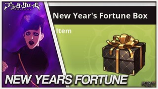 OPENING ALL 32 NEW YEAR'S FORTUNE BOXES! | Black Clover Mobile