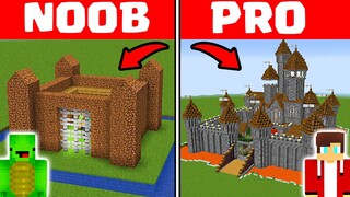 Minecraft NOOB vs PRO: CASTLE SECURITY BASE by Mikey Maizen and JJ (Maizen Parody)