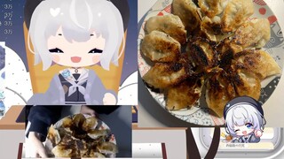 日本美少女大年初一包饺子 糊了