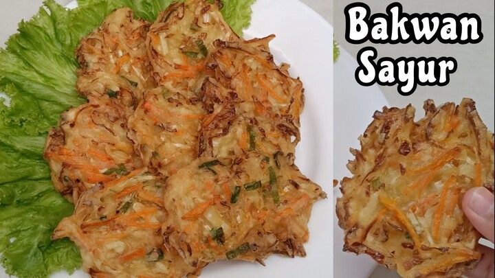 Resep bakwan sayur super garing