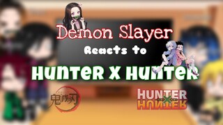Demon Slayer Reacts to Hunter x Hunter/HxH || Gacha Club || By: ʏᴏᴜʀʟᴏᴄᴀʟsᴛʀᴀɴɢᴇʀ