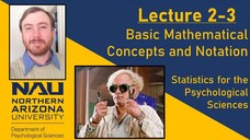 Lecture 2-3 - Basic Math Concepts and Notation