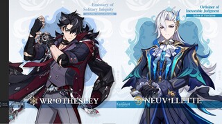 OMG!!! Wriothesley and Neuvillette SPLASH ART - Genshin Impact