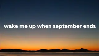 vivoree - wake me up when september ends // lyrics