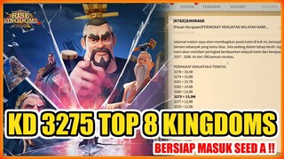 KD 3275 MASUK TOP 8 KINGDOMS POWER TERBESAR UNTUK NEXT KVK ROK !!