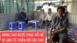 Một đồng đội của các chú từ thiện không vợ con chẳng may ngã bệnh rất mong sự giúp đỡ.