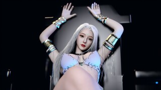 Pendulum besar ultra-bening Liu Shen 4k berambut putih