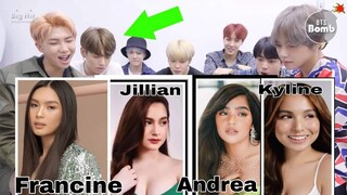 Bts Reaction To the most beautiful pinay celebrities 2022