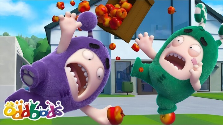 YouTube Oddbods | NEW✨ Bad Apple | Oddbods Full Episode | Funny Cartoons For Kids | Views+15