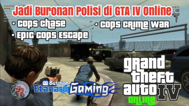 DIKEJAR POLISI DAN PERANG SAMA POLISI DI GTA IV ONLINE ‼️‼️