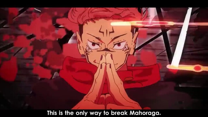 Sukuna uses Domain Expansion to Mahoraga and wipes him out Jujutsu Kaisen Link to the full episode