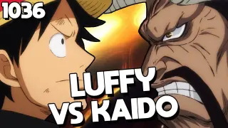 LUFFY VS KAIDO!! | One Piece Chapter 1036